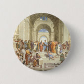 Raphaël's School of Athens Ronde Button 5,7 Cm (Voorkant)