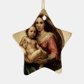 Raphaëls "Sistine Madonna" Detail (circa 1513) Keramisch Ornament (Rechts)