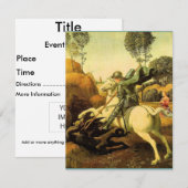 Raphaëls "St. George en de Draak" (ongeveer 1505) Kaart (Voorkant / Achterkant)