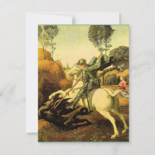 Raphaëls "St. George en de Draak" (ongeveer 1505) Kaart