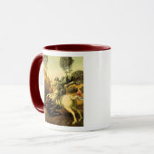 Raphaëls "St. George en de Draak" (ongeveer 1505) Mok (Voorkant links)