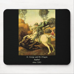 Raphaëls "St. George en de Draak" (ongeveer 1505) Muismat
