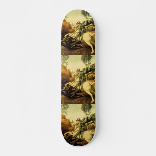 Raphaëls "St. George en de Draak" (ongeveer 1505) Persoonlijk Skateboard (Voorkant)