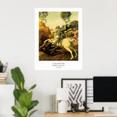Raphaëls "St. George en de Draak" (ongeveer 1505) Poster (Thuiskantoor)