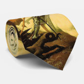 Raphaëls "St. George en de Draak" (ongeveer 1505) Stropdas (Opgerold)