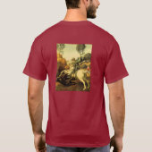 Raphaëls "St. George en de Draak" (ongeveer 1505) T-shirt (Achterkant)