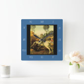 Raphaëls "St. George en de Draak" (ongeveer 1505) Vierkante Klok (Huis)