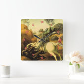 Raphaëls "St. George en de Draak" (ongeveer 1505) Vierkante Klok (Huis)