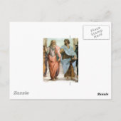 Raphaelschool in Athene (Plato en Aristoteles) Briefkaart (Achterkant)