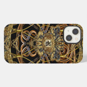 Raphconstance Elegant 6/6s Baroque Chic Monogram iPhone Hoesje (Achterkant horizontaal)
