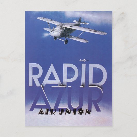 Rapid Azur Briefkaart (Voorkant)