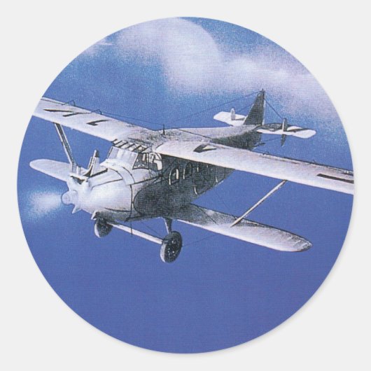 Rapid Azur Ronde Sticker (Voorkant)