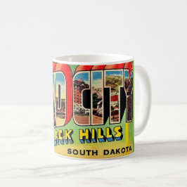 Rapid City SD Groeten Postcard Mok
