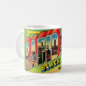 Rapid City SD Groeten Postcard Mok (Voorkant links)