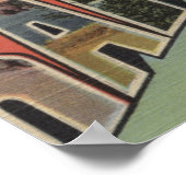 Rapid City, Zuid Dakota - Grote lettertjes Poster (Hoek)