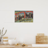 Rapid City, Zuid Dakota - Grote lettertjes Poster (Keuken)