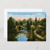 Rapid River Escanaba, Michigan Briefkaart (Voorkant / Achterkant)