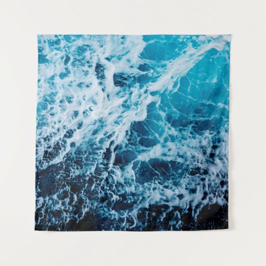 Rapid sea while sailing ship. Dramatic and picture Wandkleed (Voorkant)