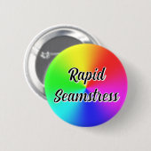 Rapid Seamstress (geheime code) Ronde Button 5,7 Cm (Voorkant /achterkant)