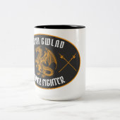 rapier tweekleurige koffiemok (Center)