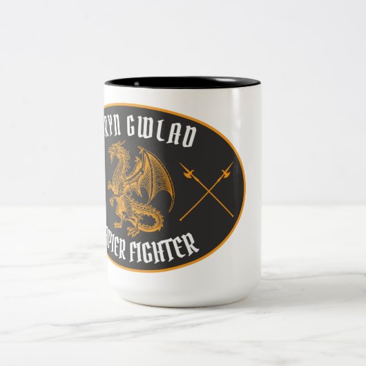 rapier tweekleurige koffiemok (Center)