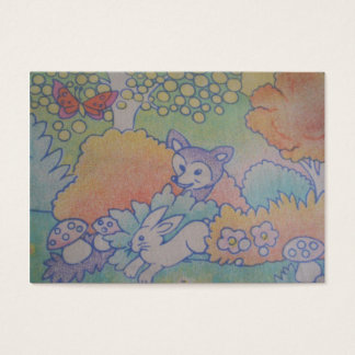 raposa e coelho visitekaartje