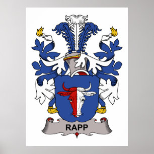 Rapp Familie Crest Poster