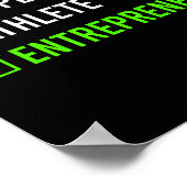 Rapper Athlete Entrepreneur Millionaire Motivation Poster (Hoek)