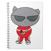 Rapper Cat in het pak Notitieboek (Voorkant)