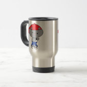 Rapper Cat in Tanktop Reisbeker (Voorkant links)