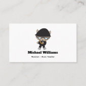 Rapper Cat muzikant personaliseren Visitekaartje (Voorkant)