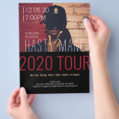 Rapper Concert Music Tour Flyer (Hand)
