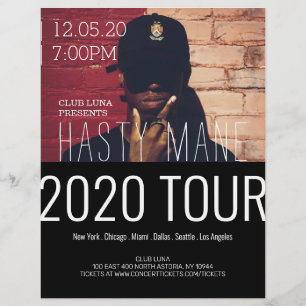 Rapper Concert Music Tour Flyer