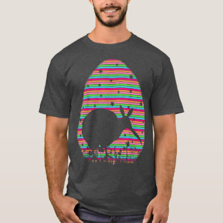  rapper-eitje-rooster Kiwi-vogelpaasje T-shirt