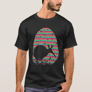 rapper-eitje-rooster Kiwi-vogelpaasje T-shirt