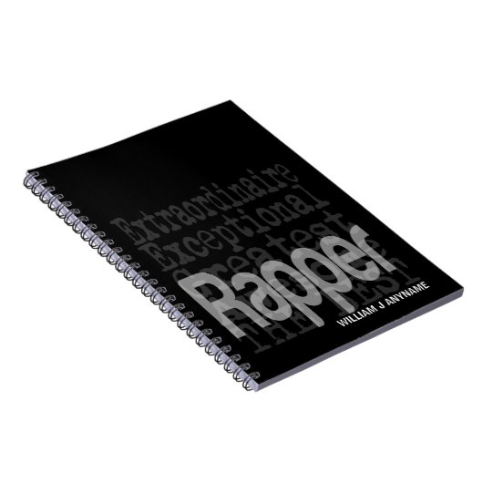 Rapper Extraordinaire CUSTOM Notitieboek (Rechterzijde)