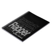 Rapper Extraordinaire CUSTOM Notitieboek (Linkerzijde)