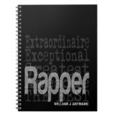 Rapper Extraordinaire CUSTOM Notitieboek (Voorkant)