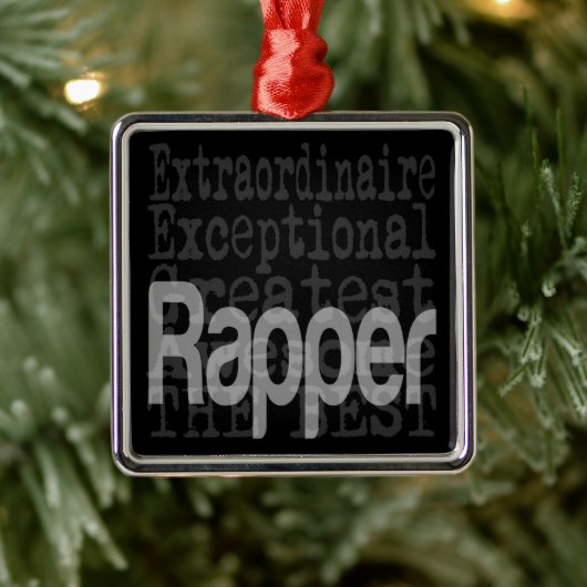 Rapper Extraordinaire Metal Ornament (Boom)