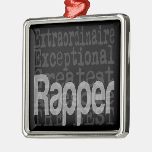 Rapper Extraordinaire Metal Ornament (Links)