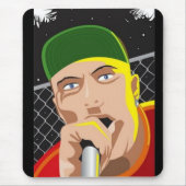 Rapper - mousepad muismat (Voorkant)