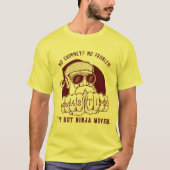 Rapper Santa Claus: Beats en geschenken laten vall T-shirt (Voorkant)