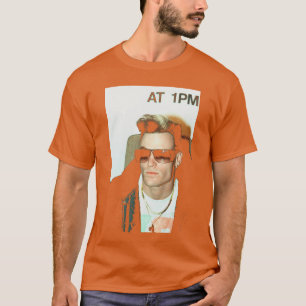 Rapper Vanilla Ice bij tower Records Londen 1990 I T-shirt