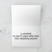 "RAPPING ELF" FLIRT SCHANDALIG MET KERST FEESTDAGEN KAART (Binnen)