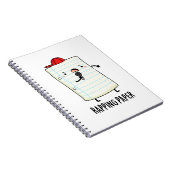 Rapping Paper Funny Pun Notitieboek (Rechterzijde)