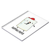 Rapping Paper Funny Pun Notitieboek (Linkerzijde)