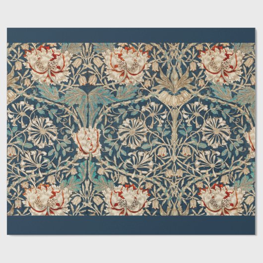 RAPPINGSPAPIER : WILLIAM MORRIS :HONEYSUCKLE 1876 CADEAUPAPIER (Vlak)