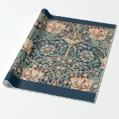 RAPPINGSPAPIER : WILLIAM MORRIS :HONEYSUCKLE 1876 CADEAUPAPIER (Uitgerold)