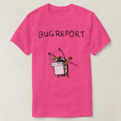 rapport coder bug t-shirt (Design voorkant)