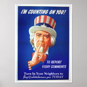 Rapport FishComments Funny Political Satire Poster